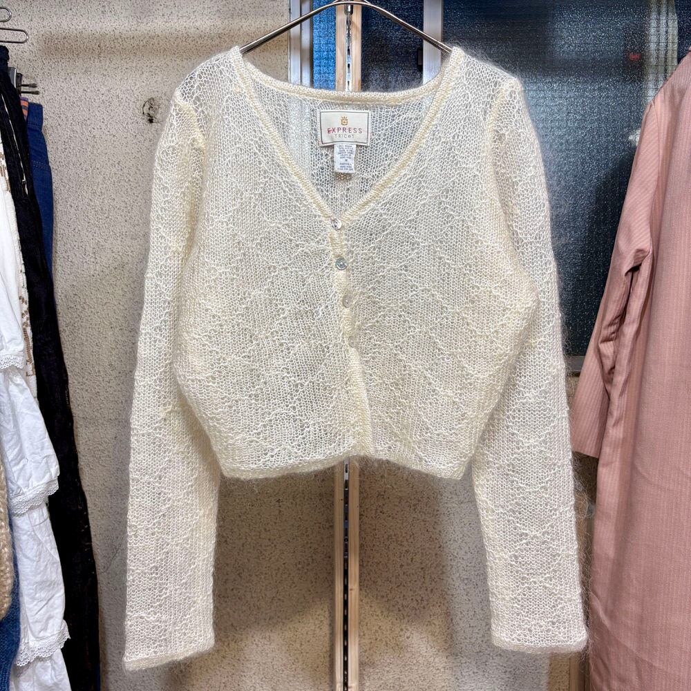80～90s EXPRESS TRicot エクスプレストリコ モヘア混 シアーニット