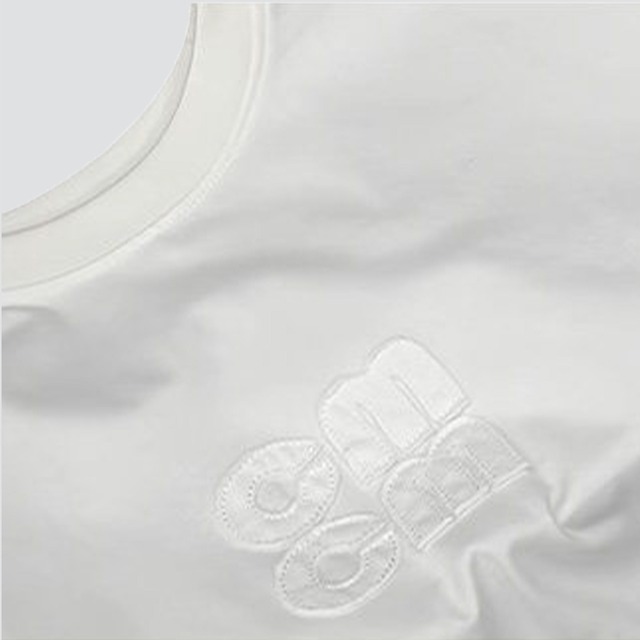 3D logo long sleeve T-shirt A00047