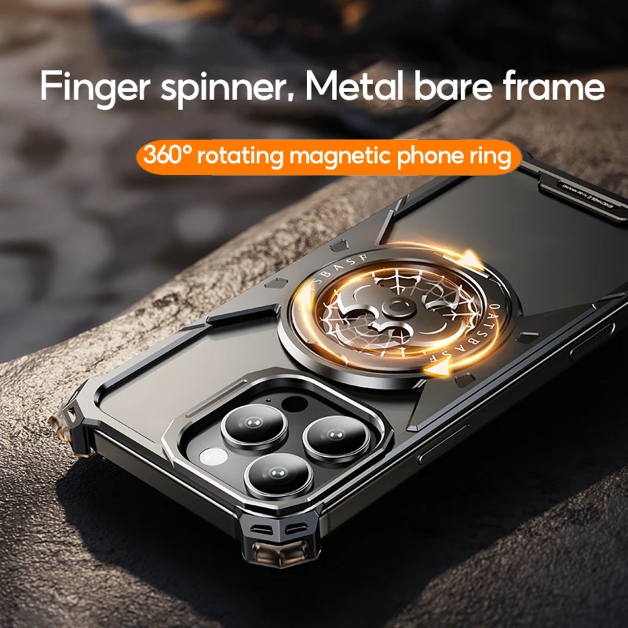 ◆iPhone 16 Pro/Pro Max◆ Bat Aluminum Bumper Case / バット アルミニウム バンパー スマホケース