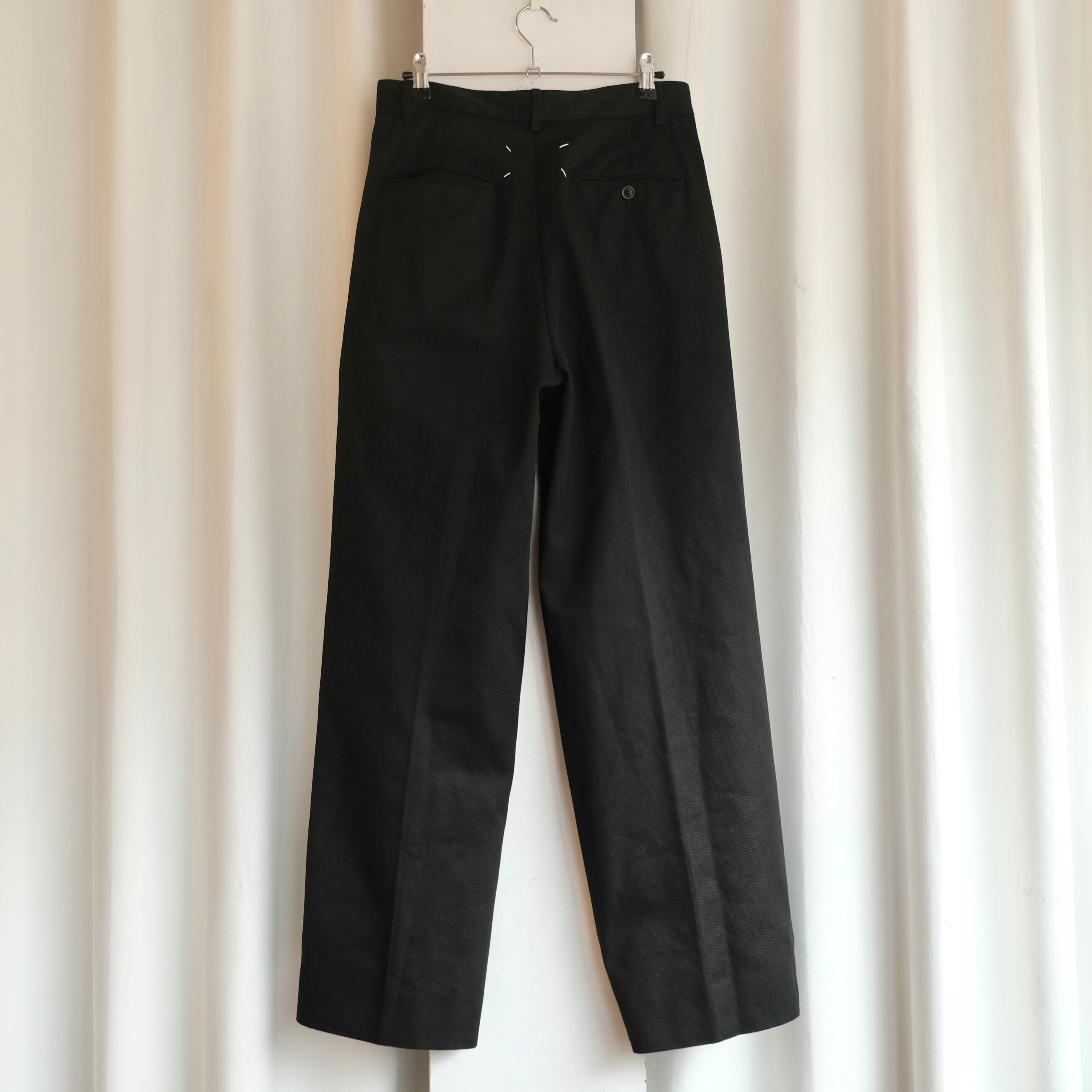 Maison Margiela 21AW COTTON/POLY SLACKS | safarionline