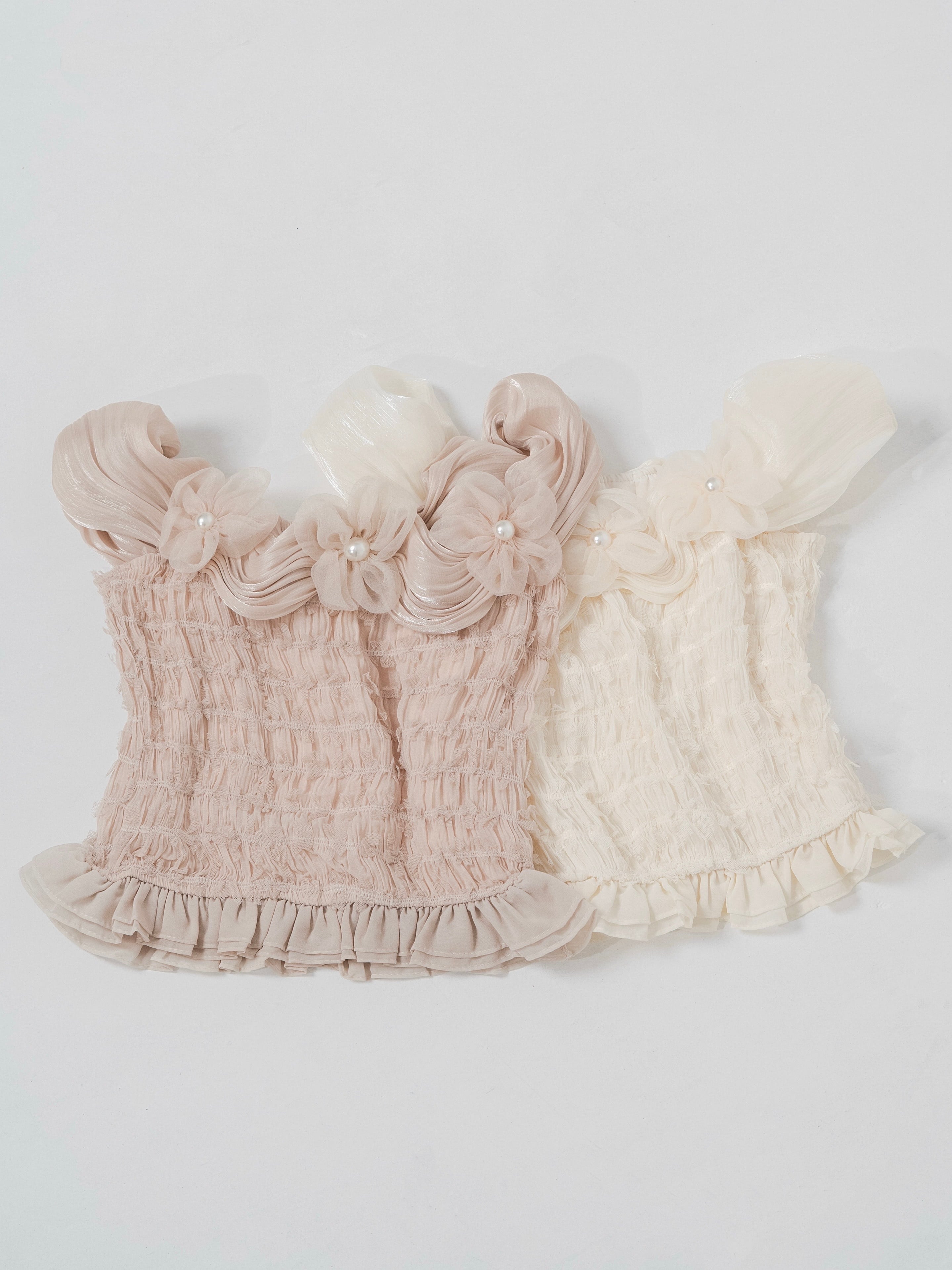 flower lace tops