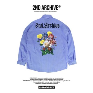 2ND023 2NDARCHIVE シャツ 韓国ファッション オーバーサイズ ユニセックス