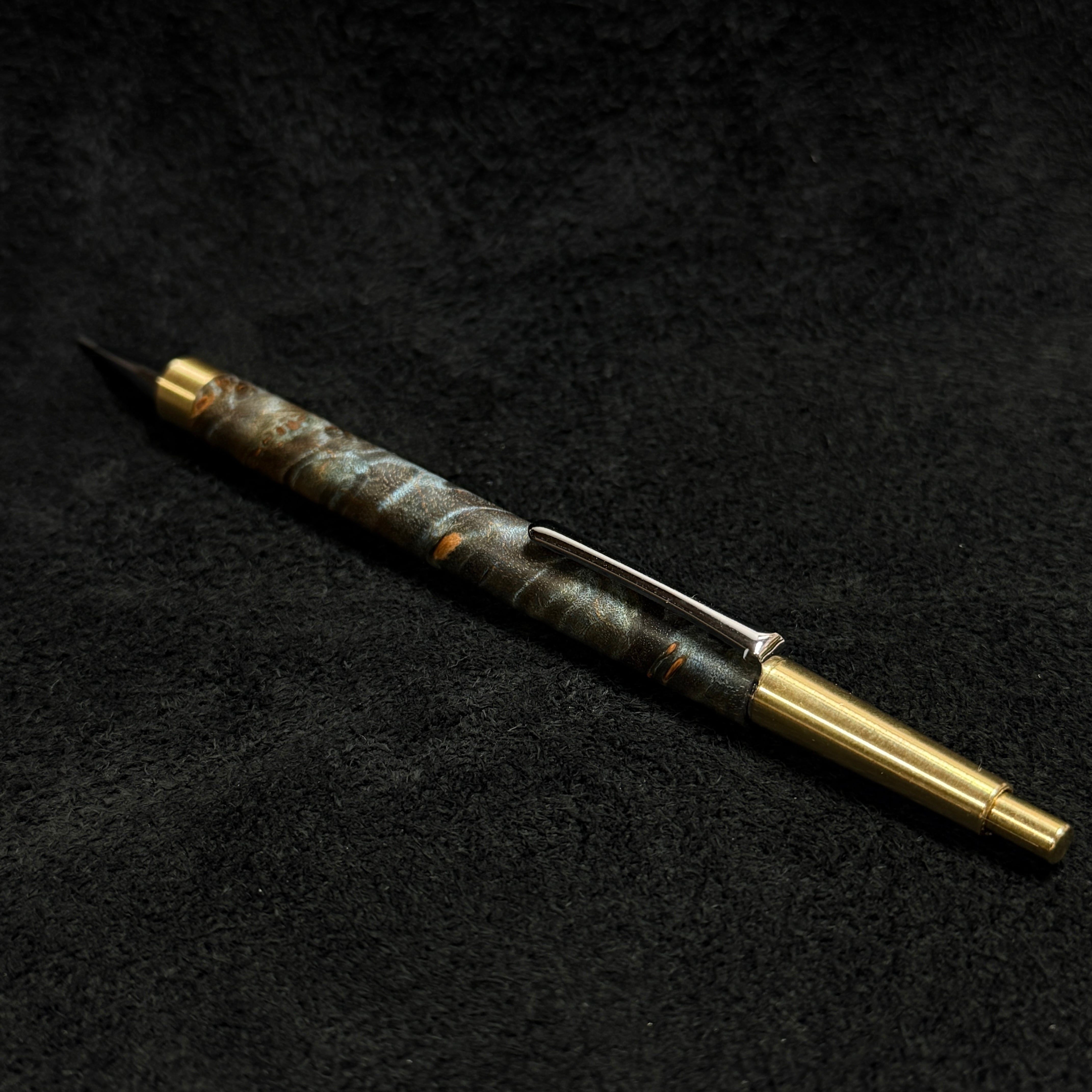pg5 カスタム スタビ 748メープルバールスタビ PG-5用カスタム木軸 低重心小R 真鍮 | handwood