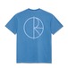 POLAR / CONTRAST TEE | STROKE LOGO FRENCH BLUE