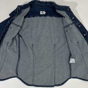 90s Calvin klein Jeans カルバンクラインジーンズ 長袖 デニムシャツ S/インディゴ レディース ビンテージ