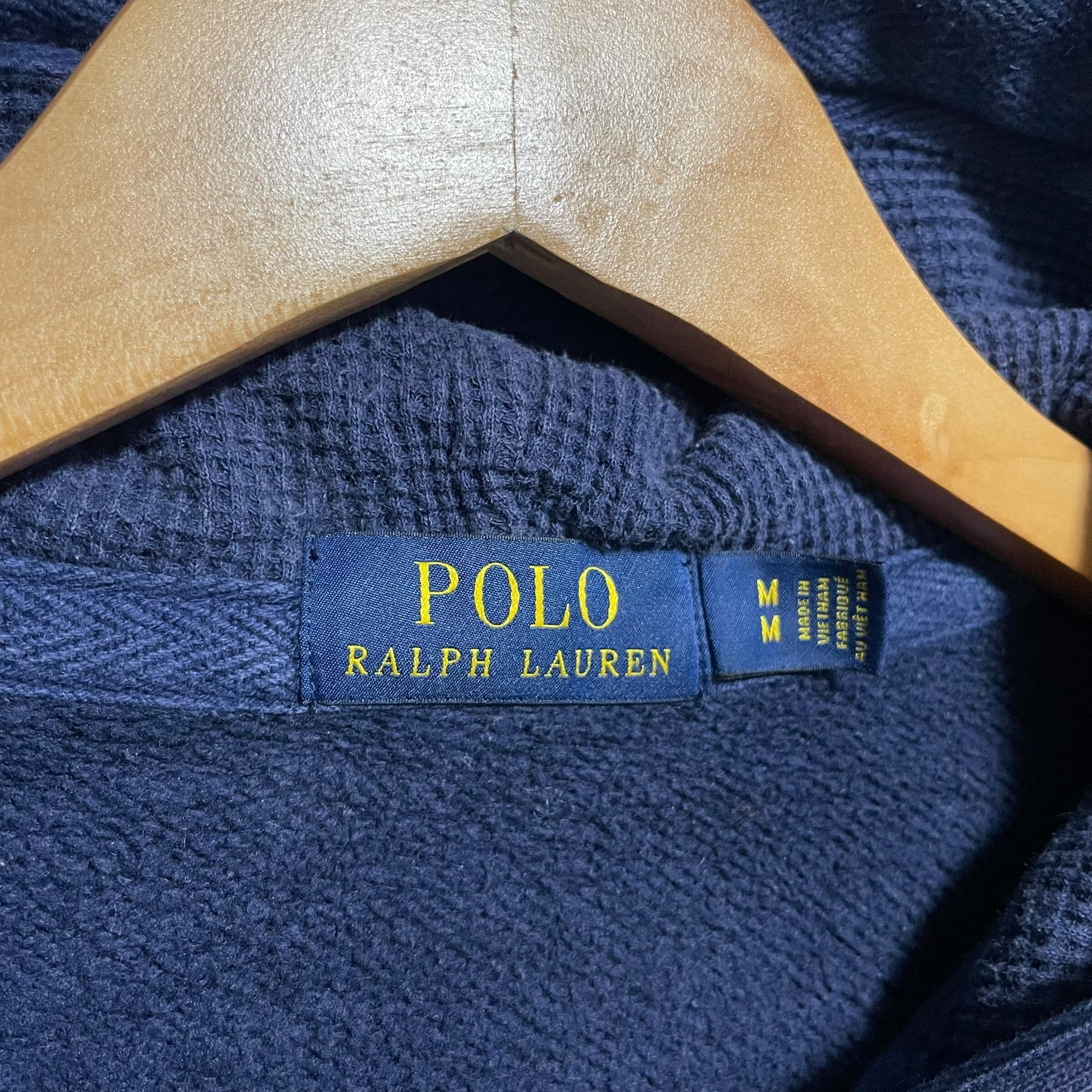 M】POLO Ralph Lauren ポロラルフローレン 刺繍ロゴ ジップ M】POLO Ralph Lauren ポロラルフローレン 刺繍ロゴ ジップ