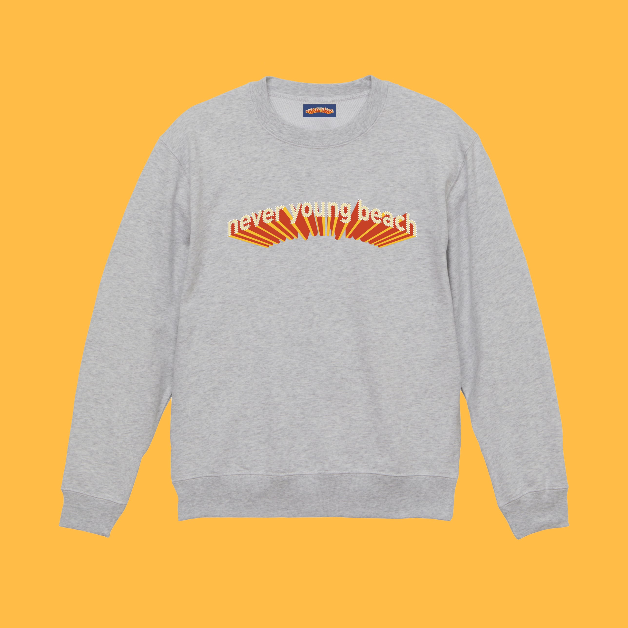 Logo Sweat Shirt(Gray) | never young beach