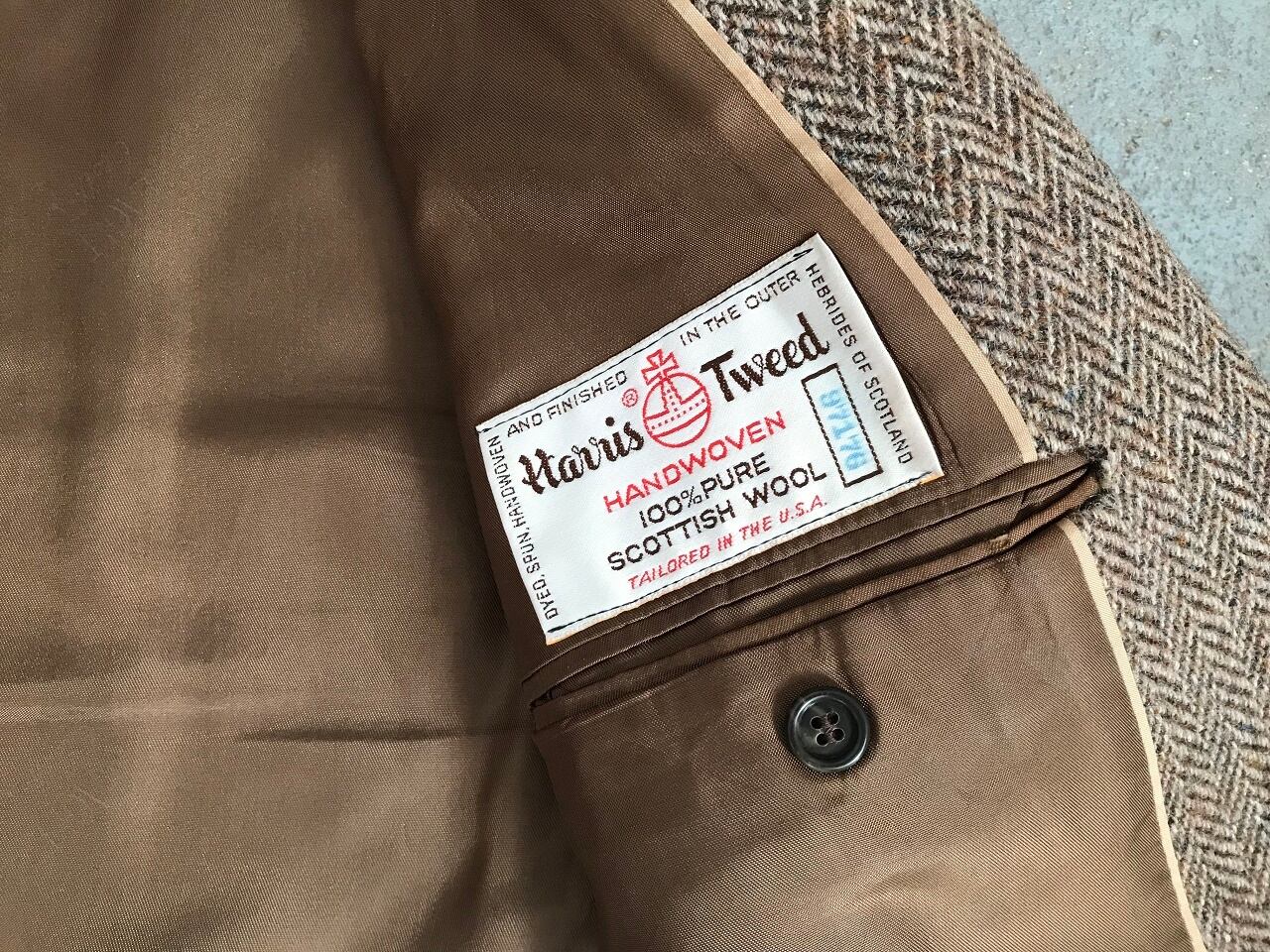 80s Harris Tweed Eagle-Clothes tailored jacket MADE IN USA 80s Harris Tweed Eagle-Clothes tailored jacket MADE IN USA