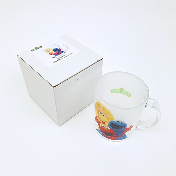 セサミストリート フレンズ ガラスマグカップ コップ 日本製