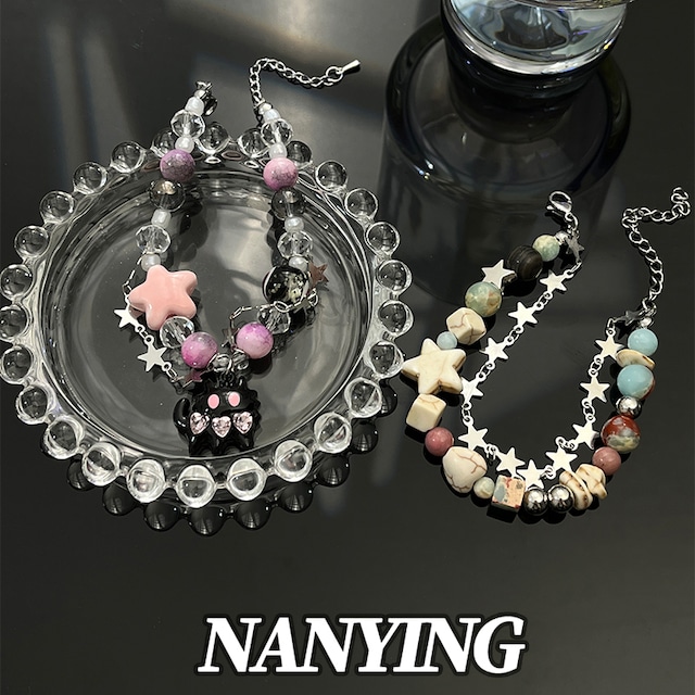 【NANYINGシリーズ】★ブレスレット★ 2color アクセサリー レディース 個性的 可愛い 彩り プレゼント