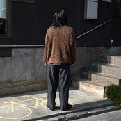 YASHIKI(ヤシキ)Sekkei mohair Cardiganコーディネート