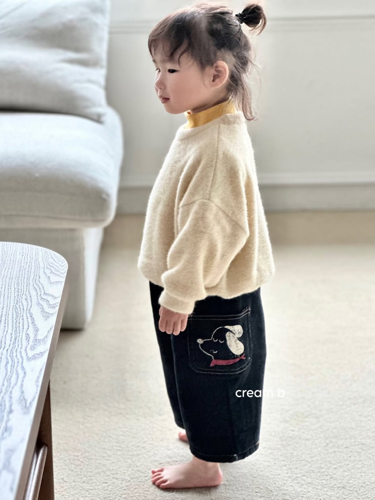 韓国子供服 / 26winter / cream bbang / アップルツリーボアベスト / キッズ / 冬服 *XS~XL*
