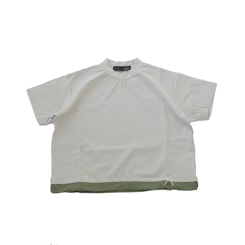 nunuforme(ヌヌフォルム)/ ドローストリングTシャツ / gray / 95〜135cm
