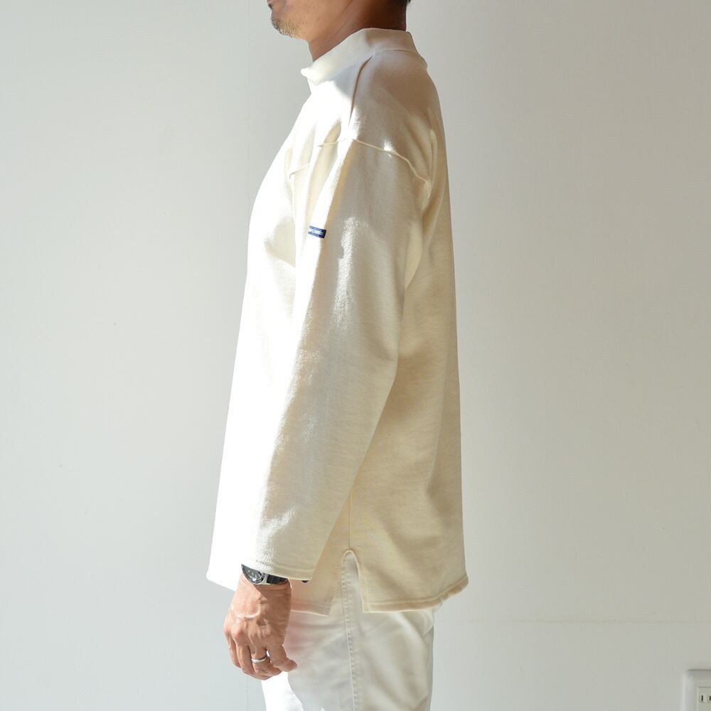 セントジェームス SAINT JAMES モックネックウェッソン(21JC GIENS II)ECRU(生成り)【レターパックプラス可】