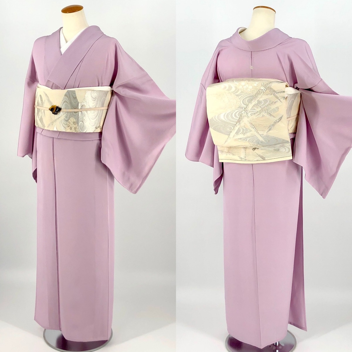 kimonoarisa◇厳選◇夏物◇夏着物◇夏結城◇雪輪模様◇裄