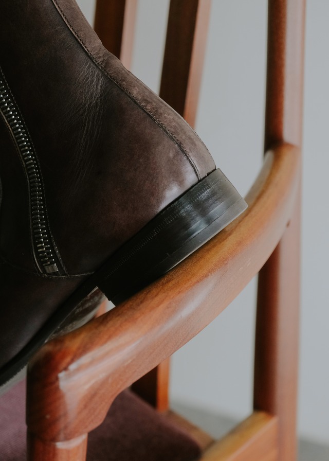 DOLCE&GABBANA pointed toe side zip boots