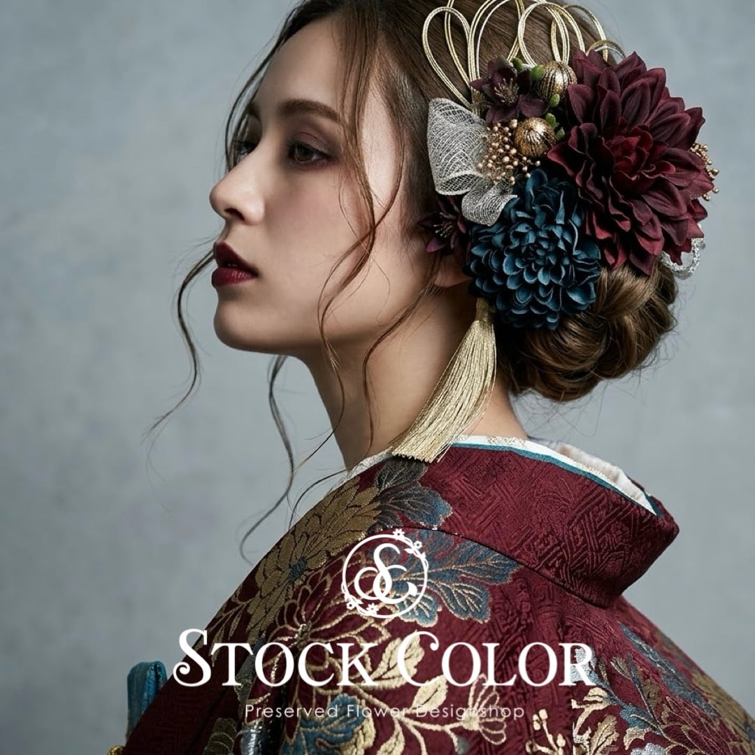 THE BRIDAL HOLIC ヘアアクセサリー スイートフラワークリップヘア 