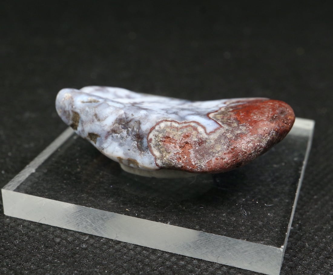 ダークブラウン 茶色 N77 / 天然石カスタムボールペン ルビーカラー