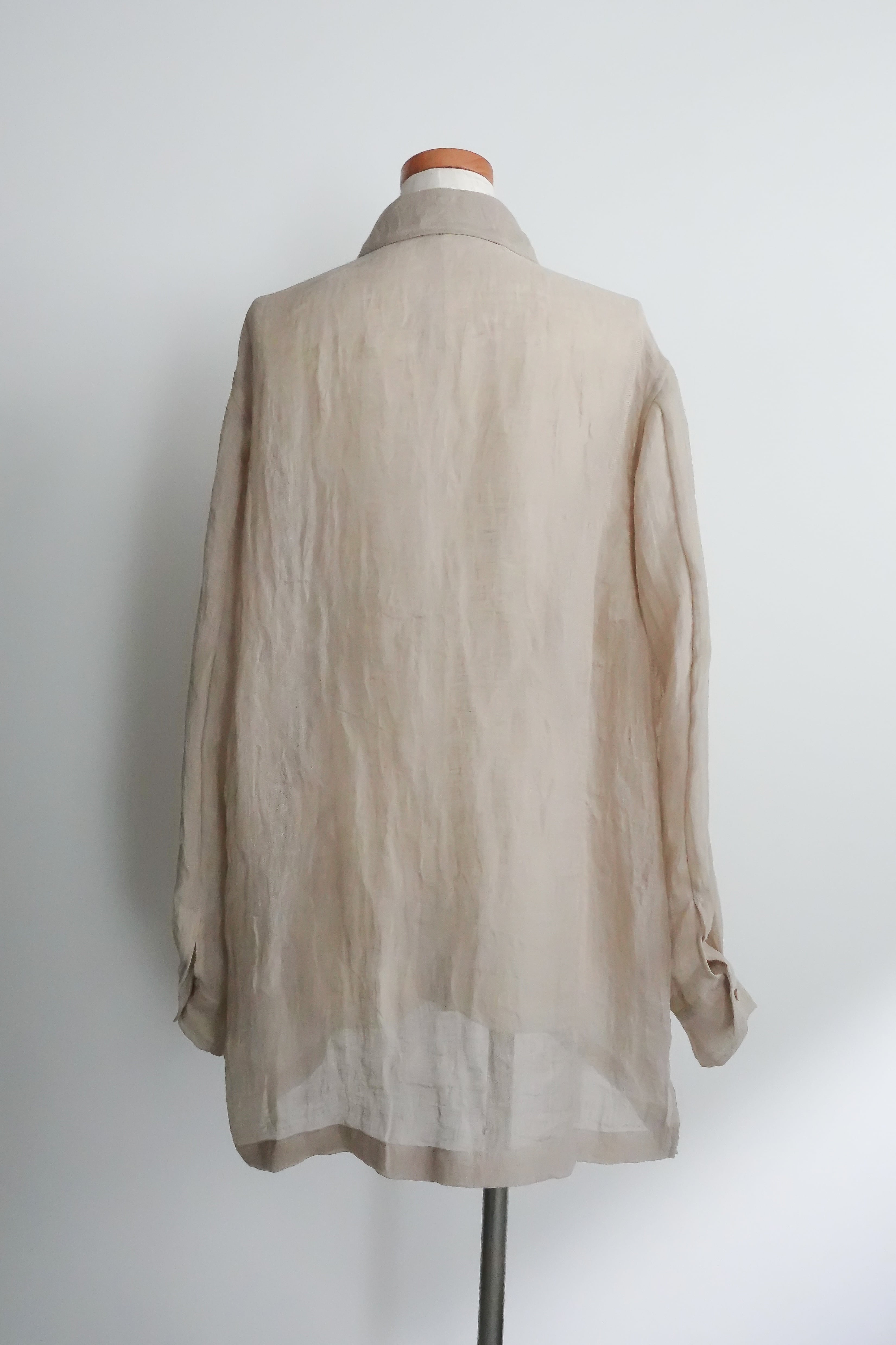 ERiKOKATORi】linen gawze shirts/NATURAL | TOLMA.