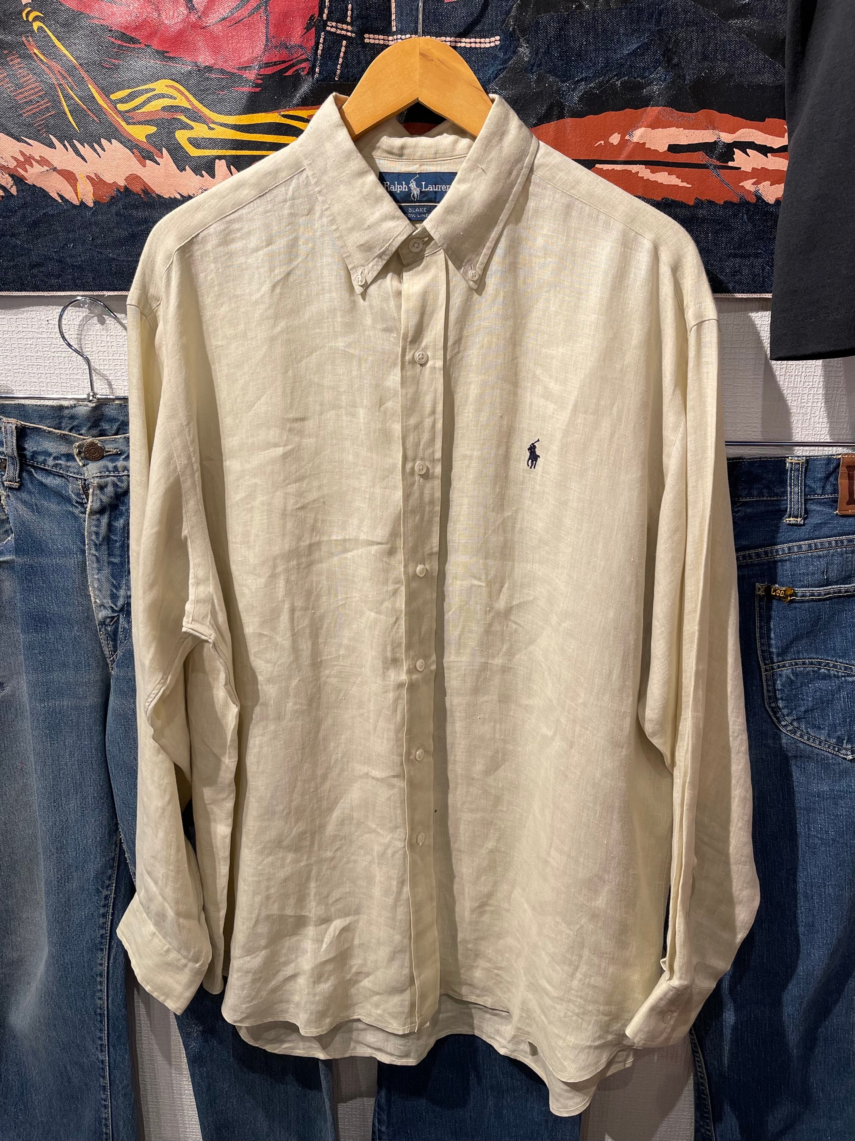 Ralph Lauren / BLAKE LINEN SHIRTS】90's ラルフローレン リネン