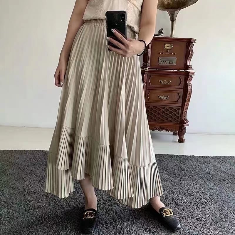 シャイニープリーツスカート  AJ1365-E006