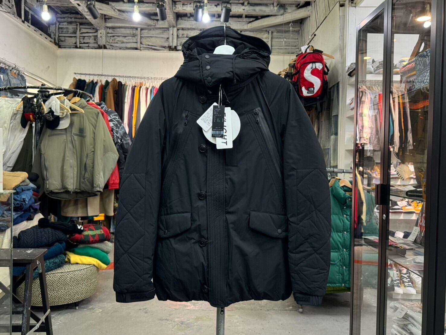 F/CE × NANGA FT N3B TYPE A JACKET BLACK SMALL 95991 | BRAND BUYERS 
