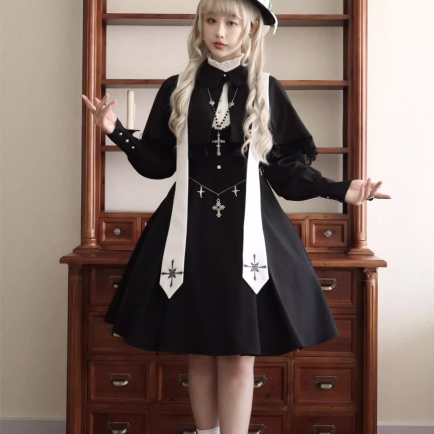 ロリータファッション通販 SEASONZ クラロリ ワンピース ロング ロリータファッション通販 SEASONZ クラロリ ワンピース ロング