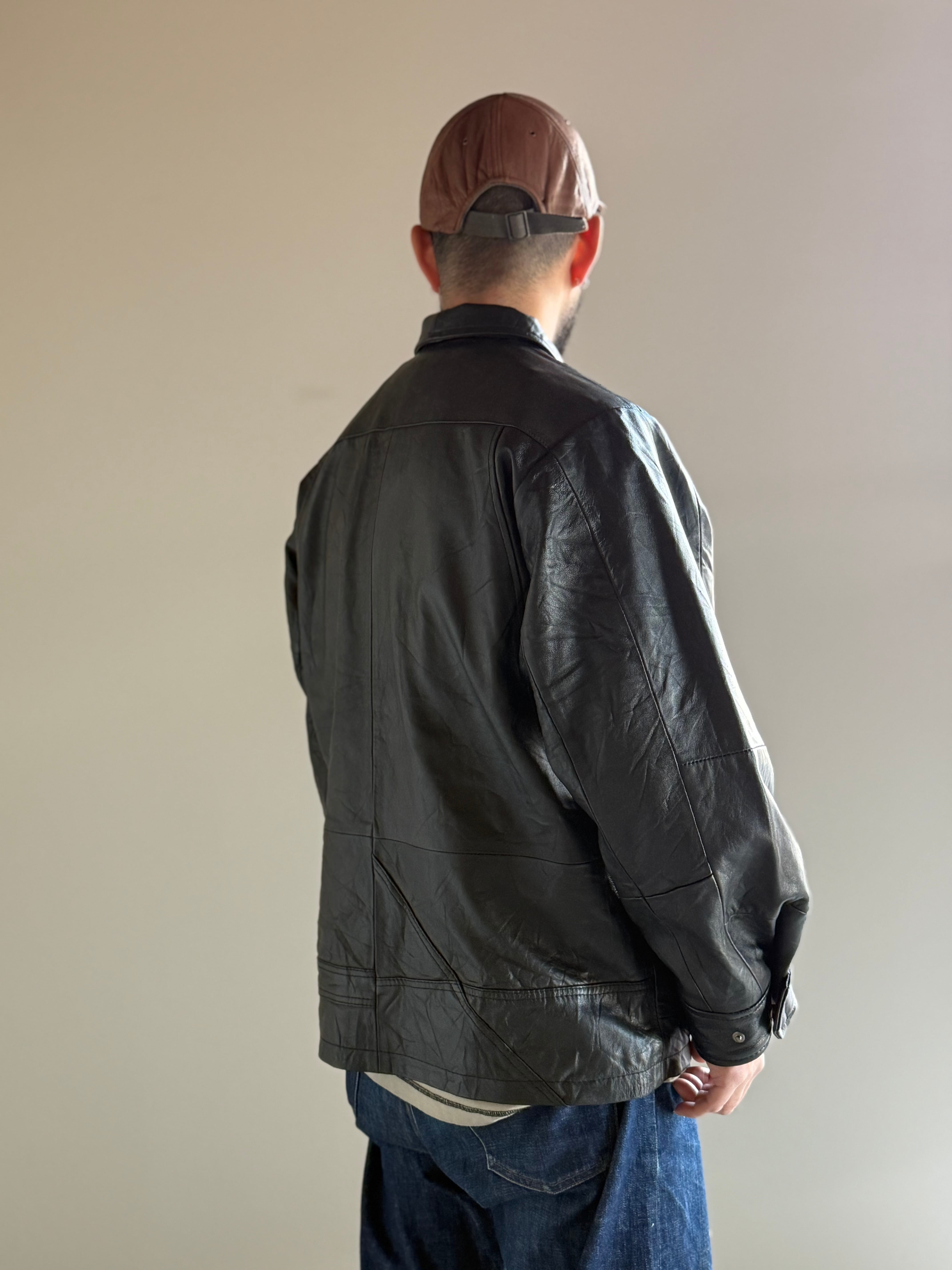 YOUSED【LEATHER JUNGLE FATIGUE JACKET】 | LARGE LAB TOWN