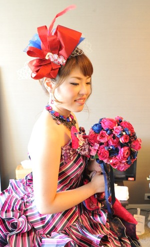 カクテルドレスブーケ オーダー制作