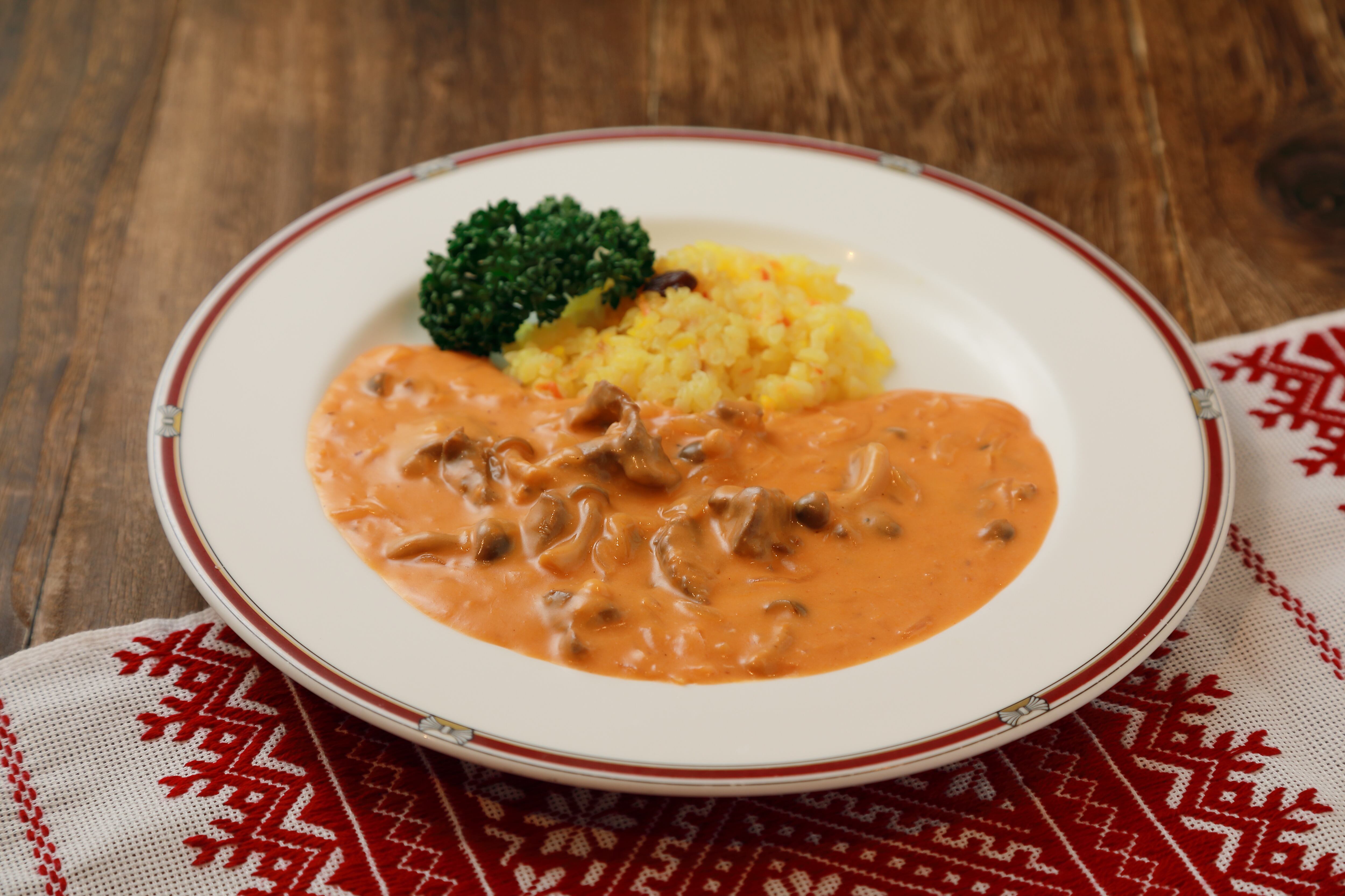 ギフトa ディナーセット 30セット限定 グリブィとビーフストロガノフ 2人前 Kievshop