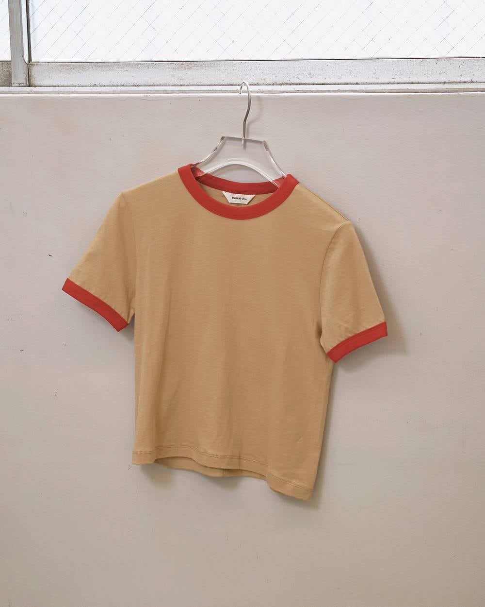 TODAYFUL(トゥデイフル) Compact Ringer Tee | サウスオレンジ｜メンズ