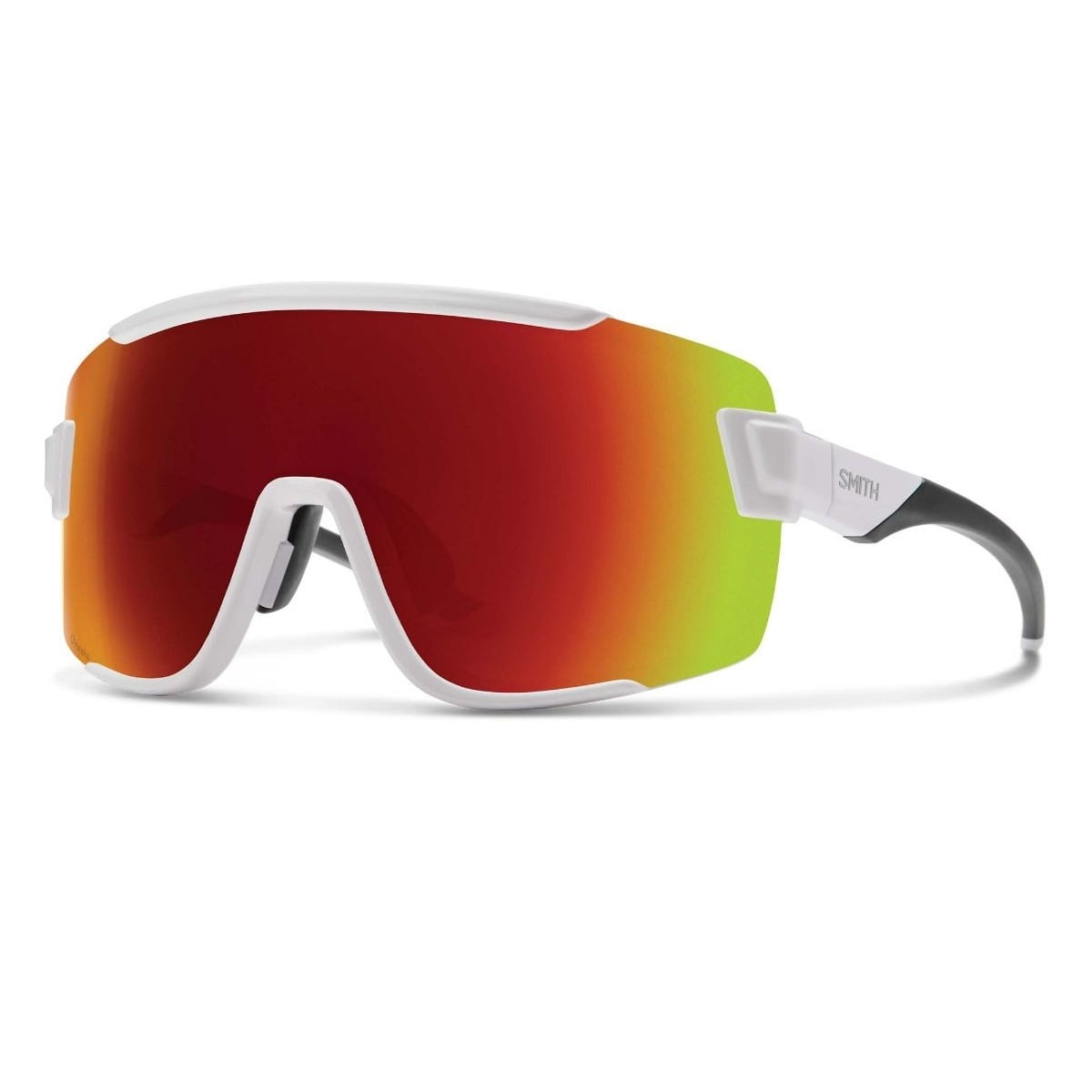 スミス 205000912 Wildcat Asian Fit（White） SMITH 205000912 SMITH Wildcat Asia Fit White ChromaPop Red Mirror