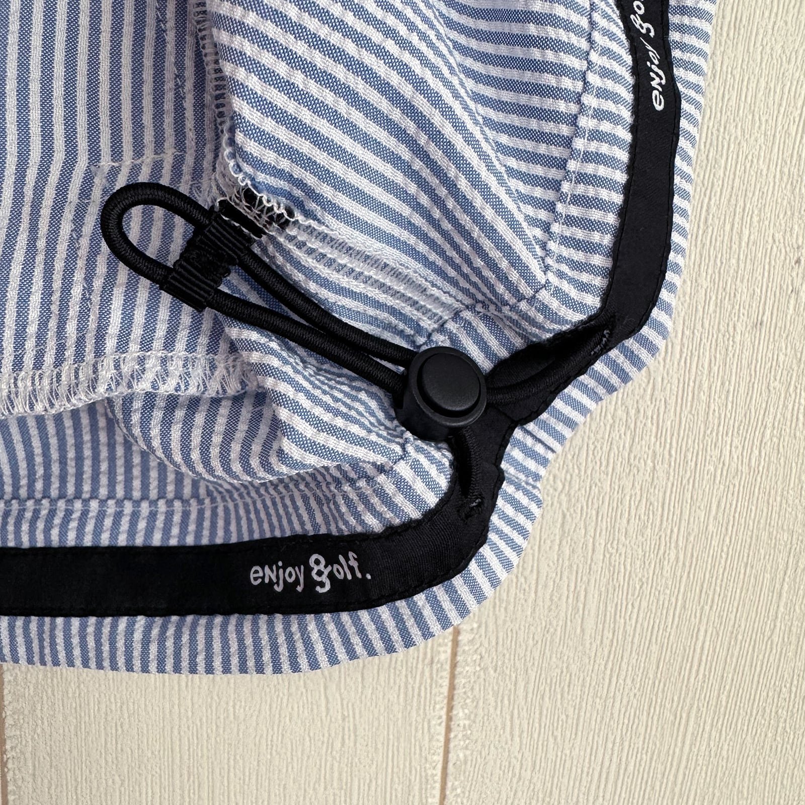 WOMEN'S】8G SUCKER STRIPE JACKET -BLUE- | 8G SHOOT WEBSTORE