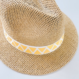 ▽ロゴ ストローハット〈ベージュ〉/ Straw Hat <beige>