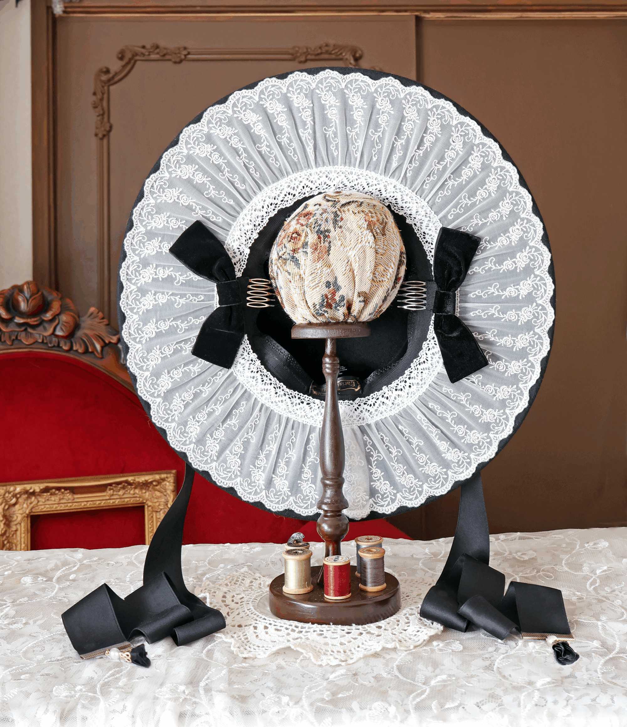 プ*️様 【Hat&Bonnet L’aristocratie】メリーエドワーデ メリーエドワーディアンボンネットハット | L'aristocratie-ラリスト