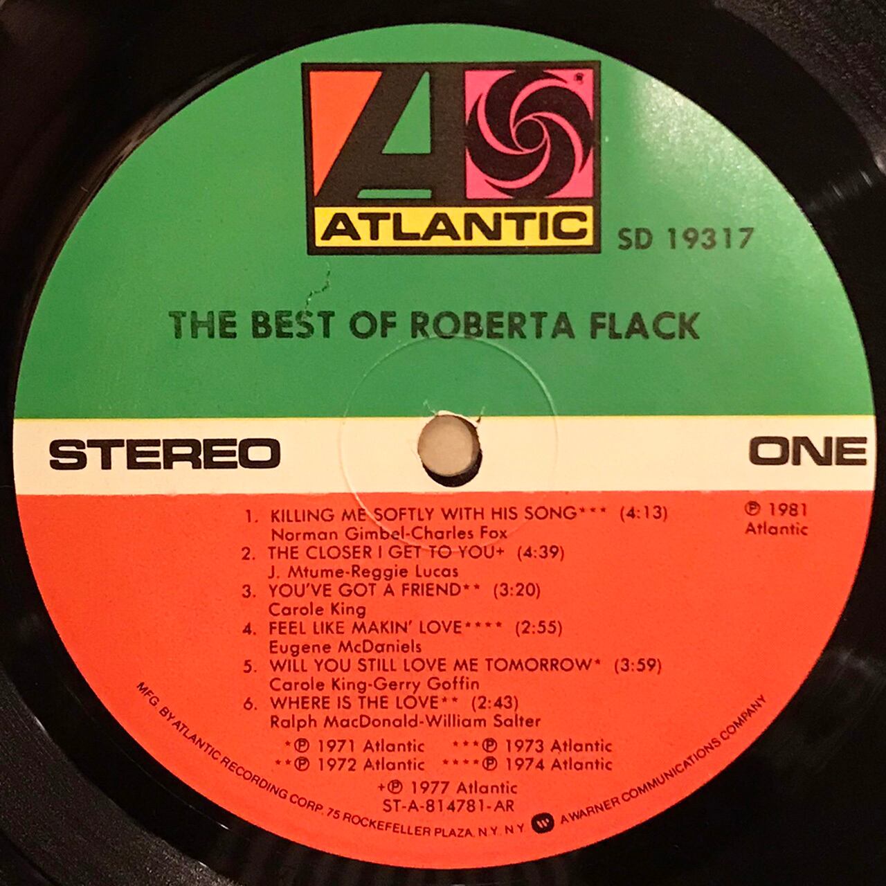 roberta flack ベスト 2LP レコード