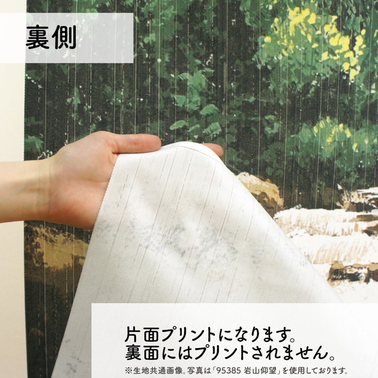 【受注生産】 のれん  渓流  幅85ｘ丈90cm