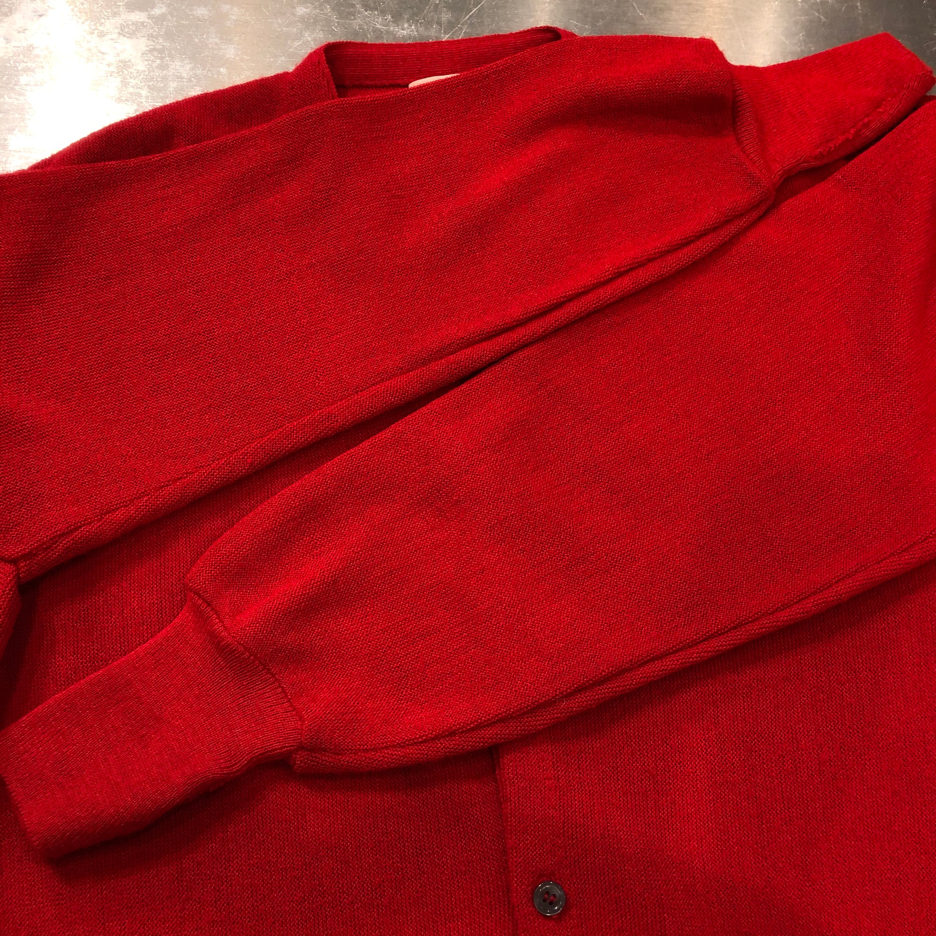 1980s JC PENNY THE FOX COLLECTION RED CARDIGAN | safarionline