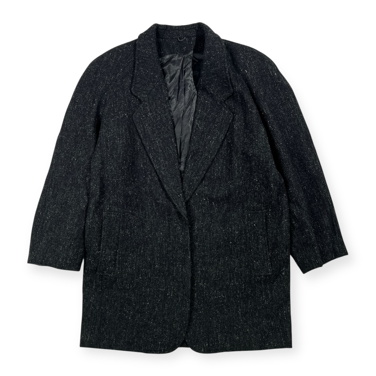 KENZO PARIS ケンゾー ツイード ウール 比翼 ジャケット コート サイズ M /ビンテージ