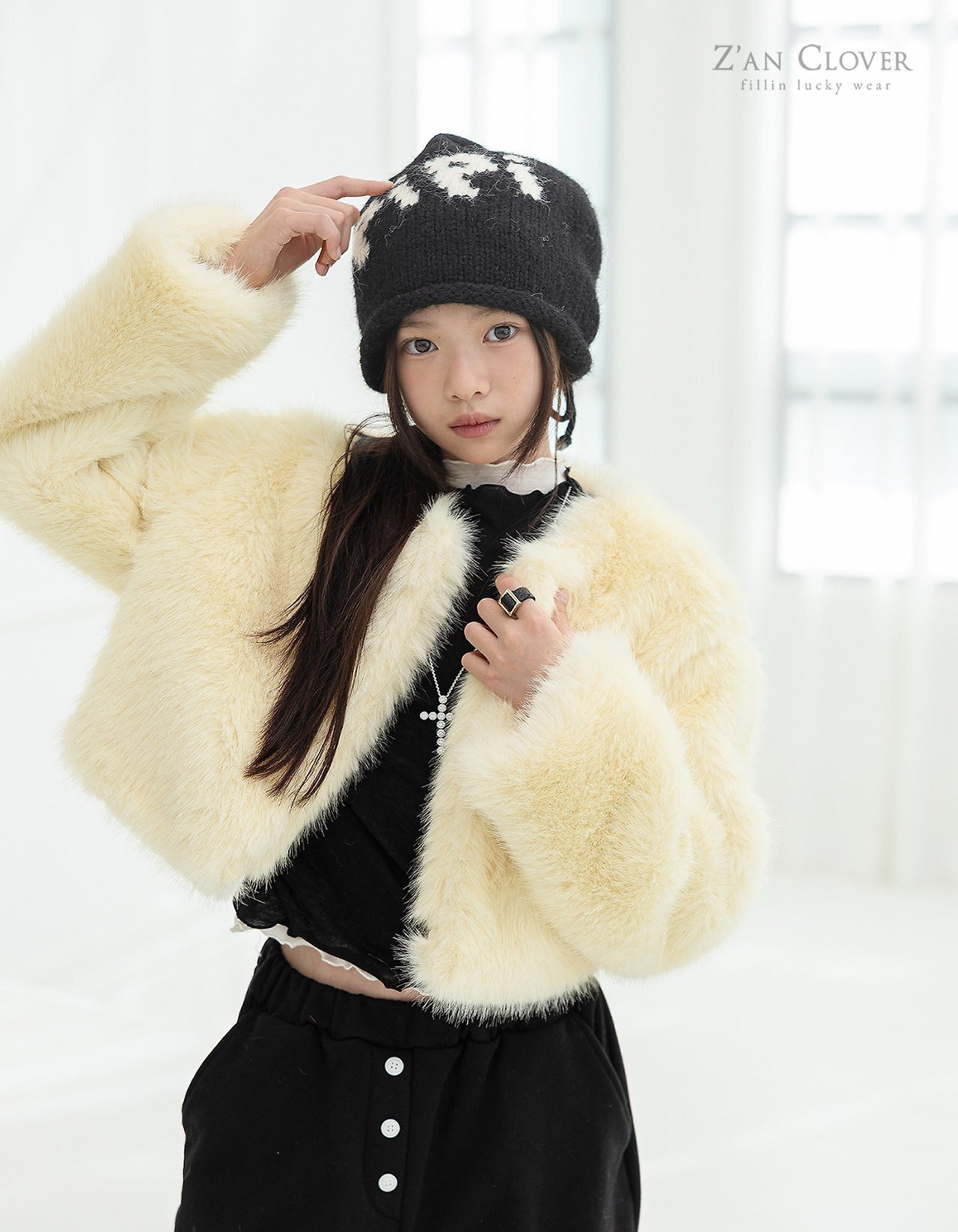 ZAN CLOVER［取寄］pipi knit beanie 26winter
