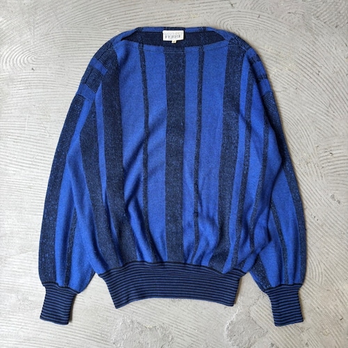 GIANFRANCO FERRE / Boat neck knitted sweater GIANFRANCO FERRE / Boat neck knitted sweater
