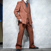 70's 3pc set up orange