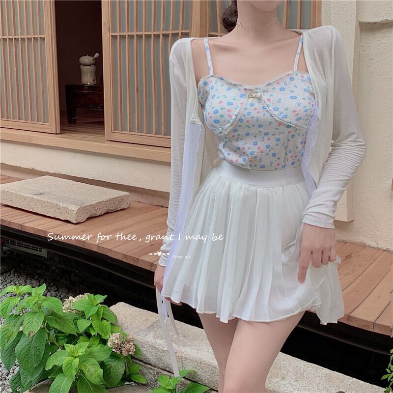 フローラルサマーショートスタンダードリボンジャケット レトロ 夏物 花柄 ピュア ブラックストロベリース73370380120