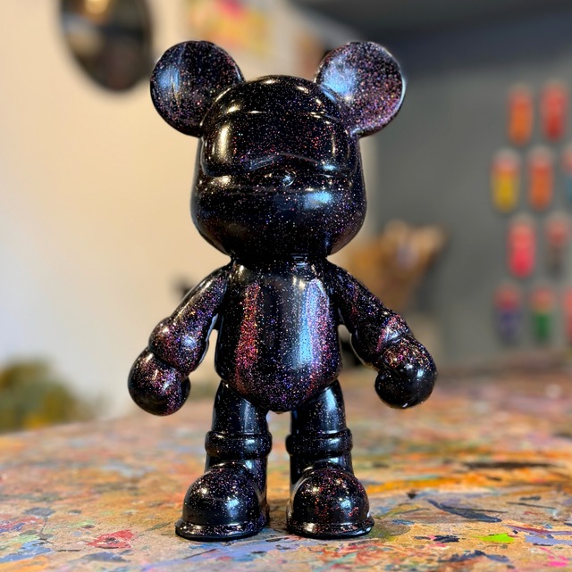 ご自宅でアート体験キット（クマサングラス32cm ver）