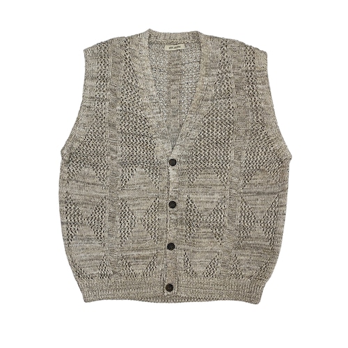 【VAINL ARCHIVE】JEFF-VEST(BEIGE)〈国内送料無料〉