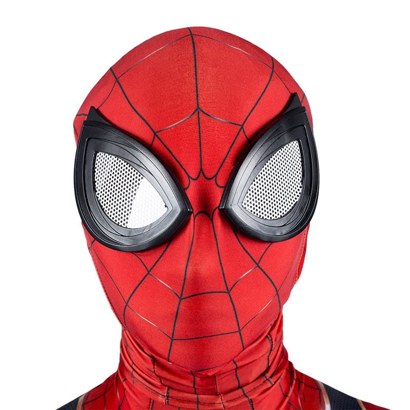 スパイダーマン帰郷マスクトムオランダスパイダーマンマスクとレンズ