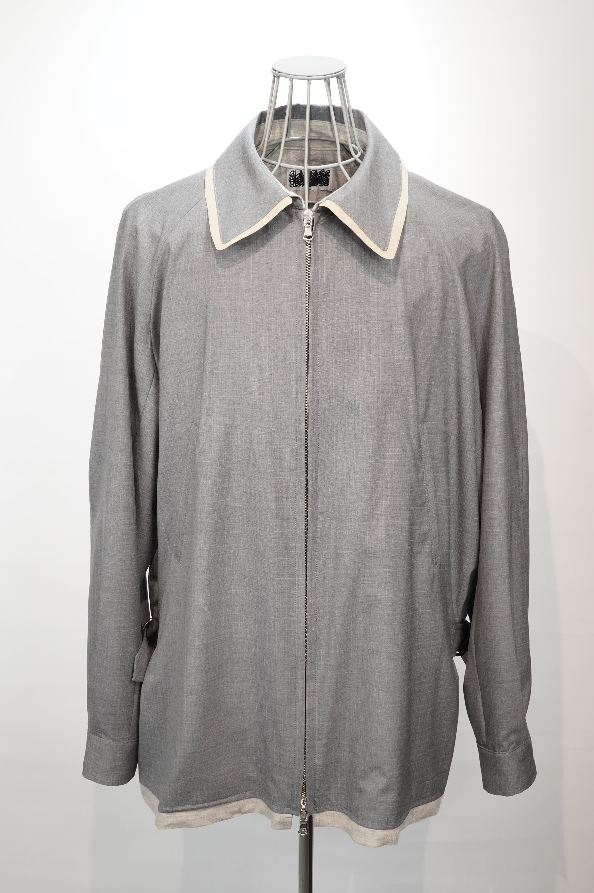 CLASS/''DORMEUIL'' Super 160's Rip Stop Wool Blouson