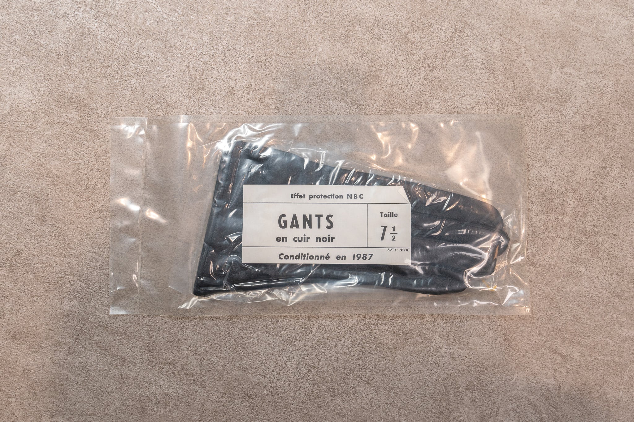 DEADSTOCK】French Army Leather Glove 実物 フランス軍 レザー
