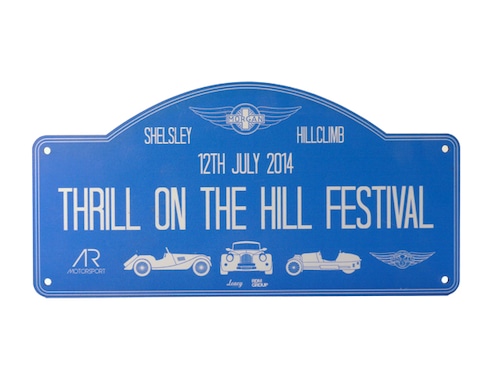 MMM9200  バンパー飾りプレート、"Thrill on the Hill Festival"、モーガン