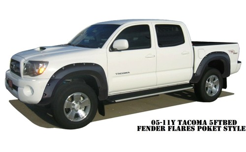 05-11y タコマ　オーバーフェンダー 5ft / ポケットスタイル / PS / スムース / fender Flare